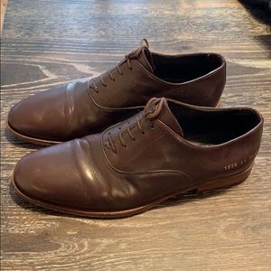 Common Projects Derby Shoes - Dark Brown, Size 41